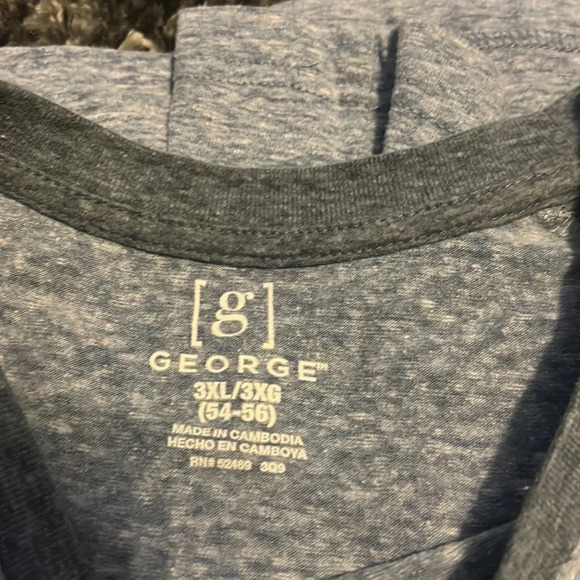 Blue Gray George Tee - Picture 2 of 4